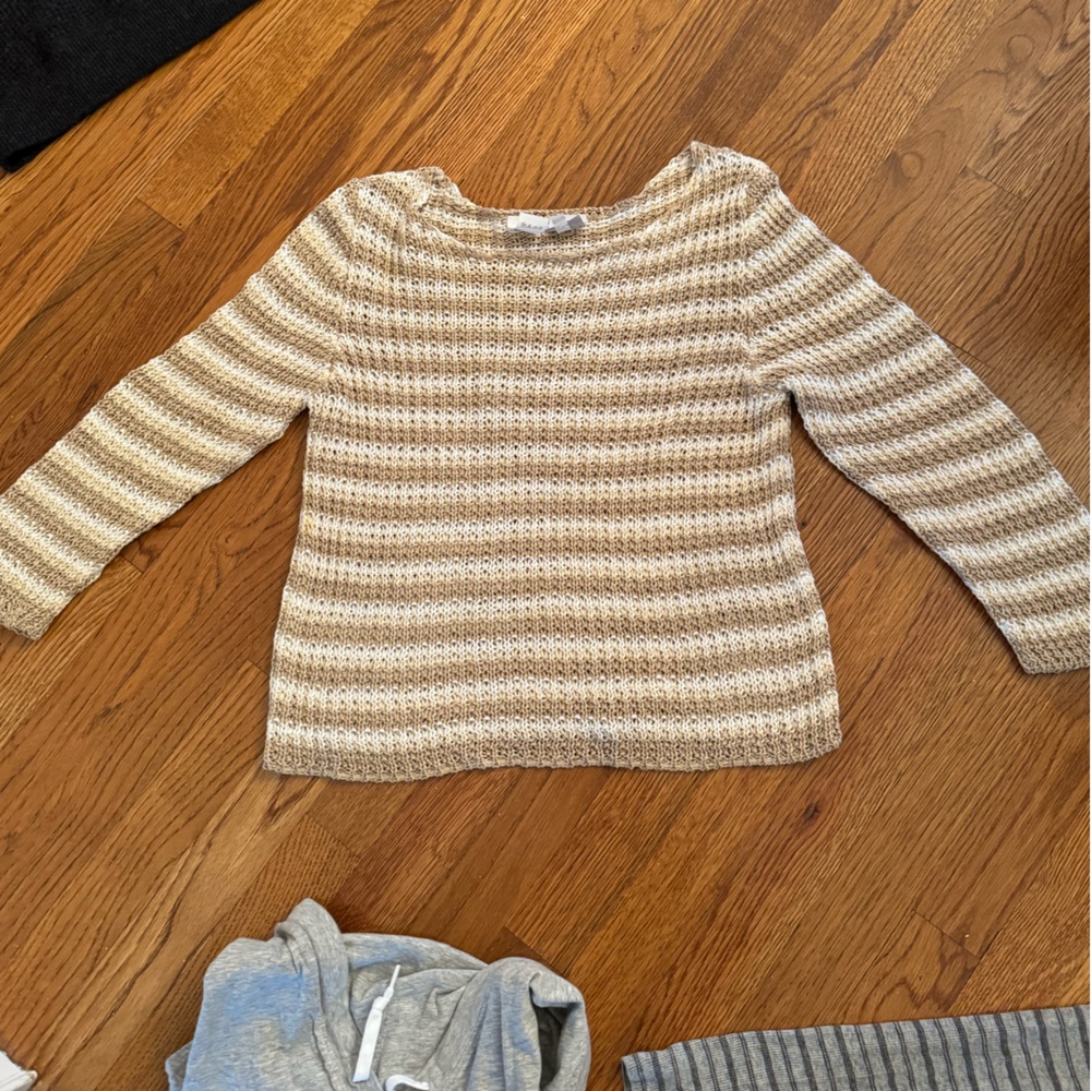 Pretty knit cotton sweater